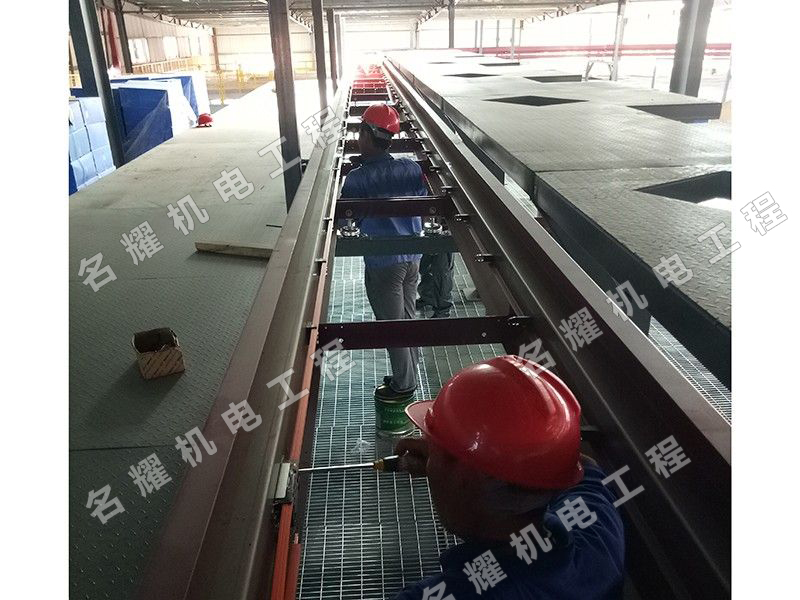 菏泽市名耀机电工程有限公司工程案例韵达分拣机