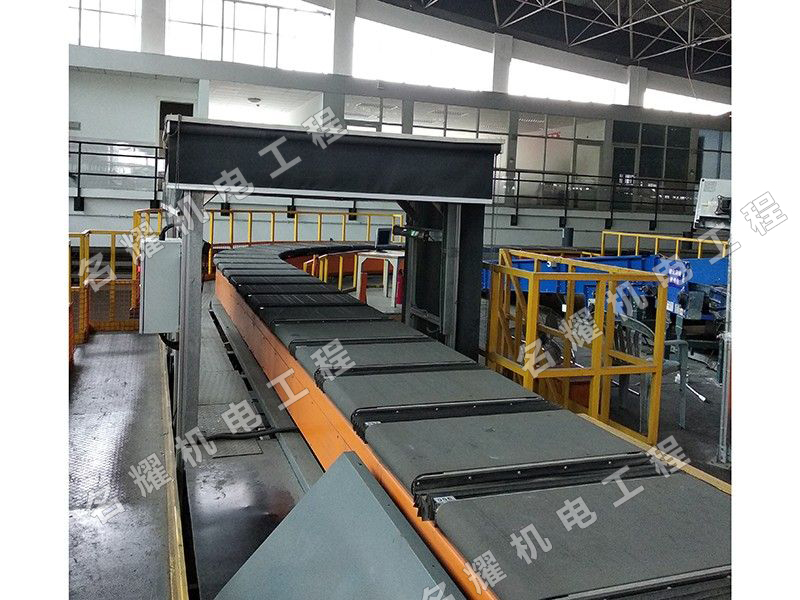 菏泽市名耀机电工程有限公司工程案例韵达分拣机